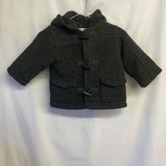 Children’s Place hooded wool jacket size 18 months - Picture 2 of 7